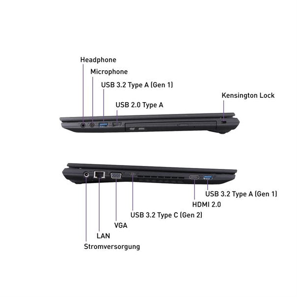 ERRA MOBILE 1516R | 15,6" FHD | Intel Core i3-1315U | 8GB RAM | 500GB SSD