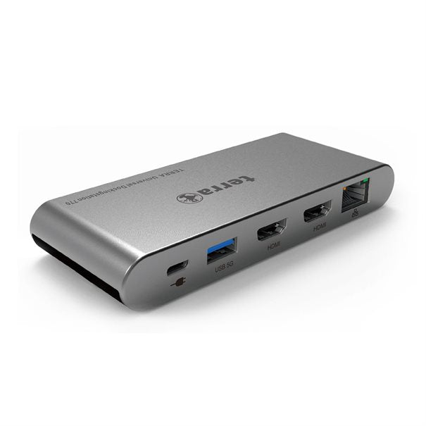 TERRA MOBILE Dockingstation 770 USB-C | Dual Display | Für unterwegs